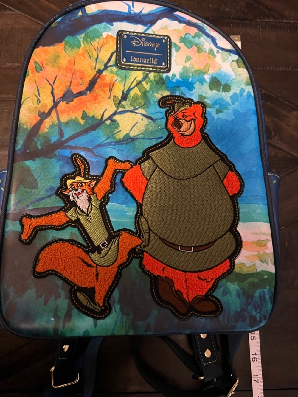 Disney Loungefly Robin Hood Little John Backpack*this is larger-excellent cond